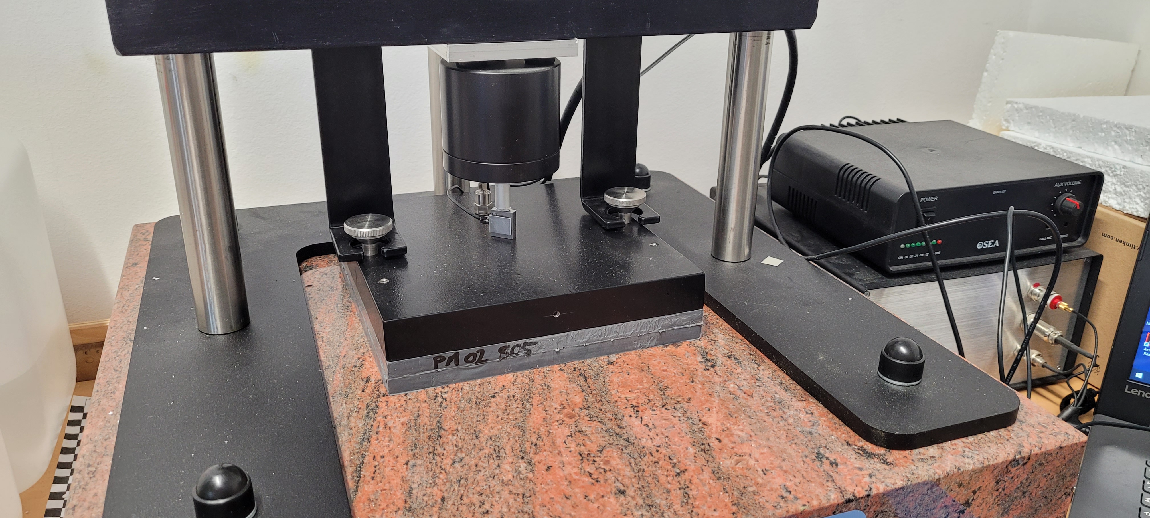 Critical damping ratio test