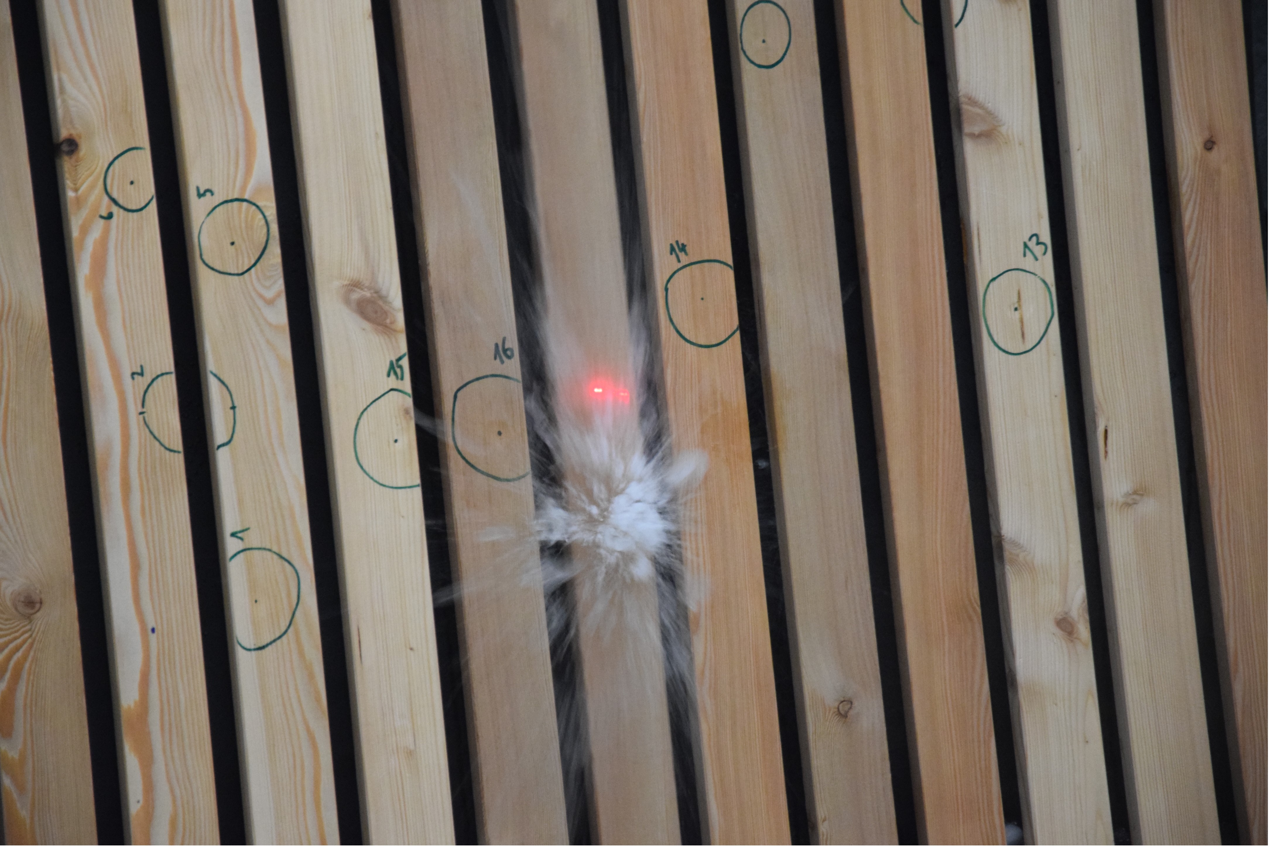 Hail resistance test